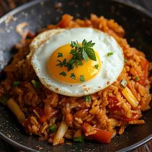 Spicy Basil Fried Rice With Nam