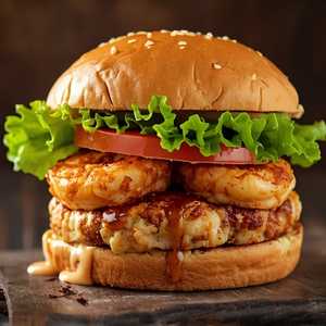 Cajun Shrimp Burger