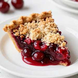 Cherry Crumble Pie