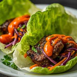Korean-Style Lettuce Wraps