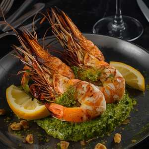Grilled Giant Prawns