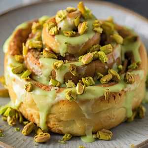 Giant Pistachio Cinnamon Roll