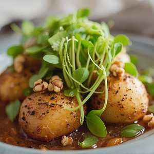 Pan Seared Sunchokes