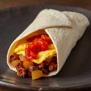 Taco de Chorizo con Papas