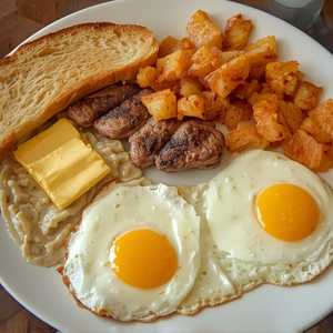 #3 Hash Browns or Grits
