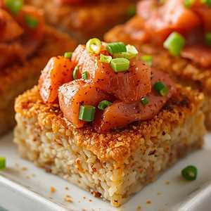 Crispy Rice with Spicy Tuna