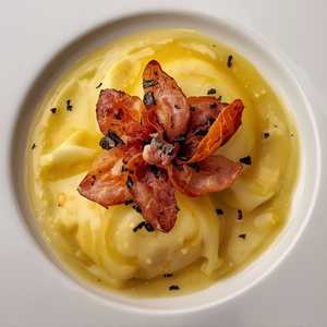 Raviolo Carbonara