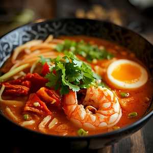chilli shrimp + kimchi ramen