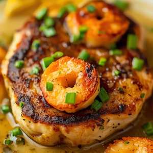 Calamari Steak with Garlic Butter Sauce