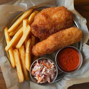 Beer Battered Fish & Chips