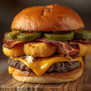 Jalapeño Curd Burger