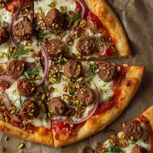 SAUSAGE + PISTACHIO