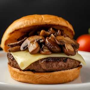 Mushroom Swiss Burger