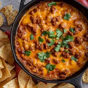 Skillet Beef Queso