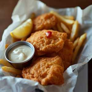 Fish & Chips In Beer Batter