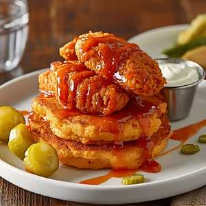 Nashville Hot Chicken & Pancakes