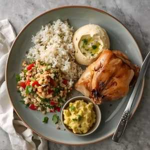 Half Chicken Plate