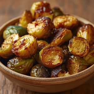 FRIED BRUSSEL SPROUTS CHARRED