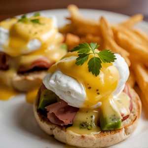 HAM & AVOCADO BENEDICT