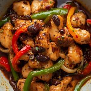 Chicken in Black Bean Sauce