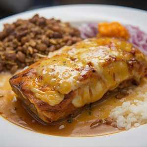 Machaca Burrito Enchilada Style (Alternate)