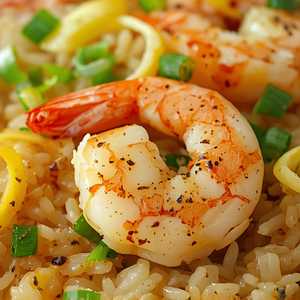 Arroz Chaufa de Camarones