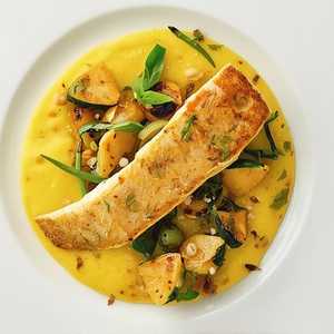 Pan Seared Branzino