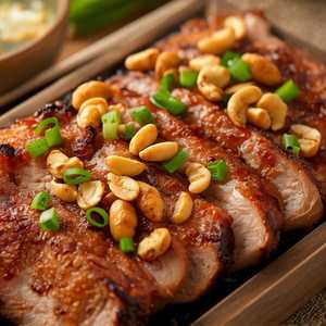 THỊT NƯỚNG BÁNH TRÁNG / Char-grilled Pork