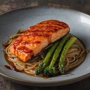 spicy salmon teriyaki