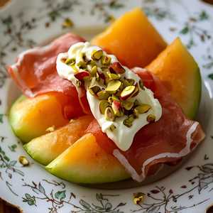 Melon + Prosciutto Salad
