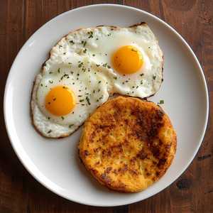 Huevos con Arepa