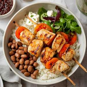 Large Chicken Kabob Bowl