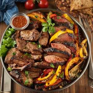 Grilled Steak & Chicken Fajitas