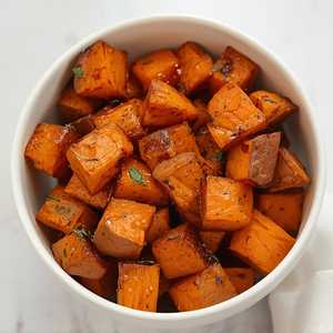 Maple-Kissed Sweet Potatoes