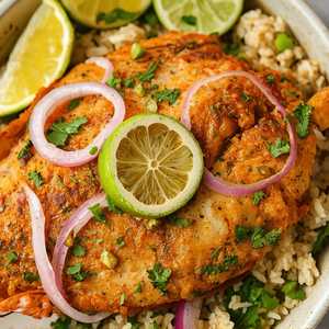 Whole Fried Red Snapper