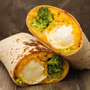 Broccoli Breakfast Burrito