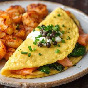 Smoked Salmon Omelet