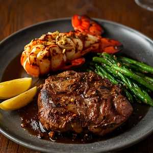 Langosta con T-Bone Steak