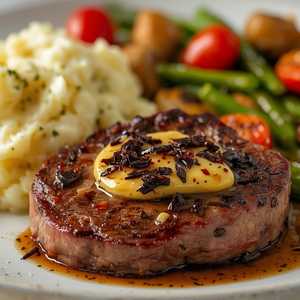 Black Truffle Butter Steak