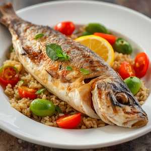 Broiled Branzino