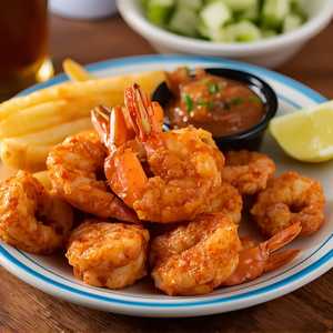 1/2 Pound Shrimp Dinner