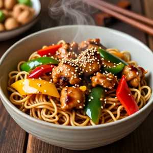 Sweet & Sour Chicken & Noodles Thai