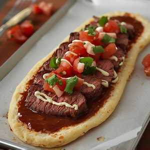 Huarache de Bistec