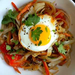 Pad Woon Sen With Crabmeat