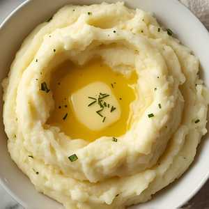 Buttered Mashed Potatoes