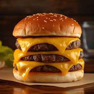 Double cheese burger