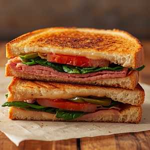 Fried Bologna Sandwich