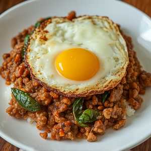 Krapow Kai Down With Vegetable