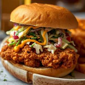 Pickle Brined Crispy Chicken Sandwich