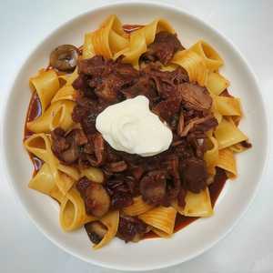 Short Rib Stroganoff